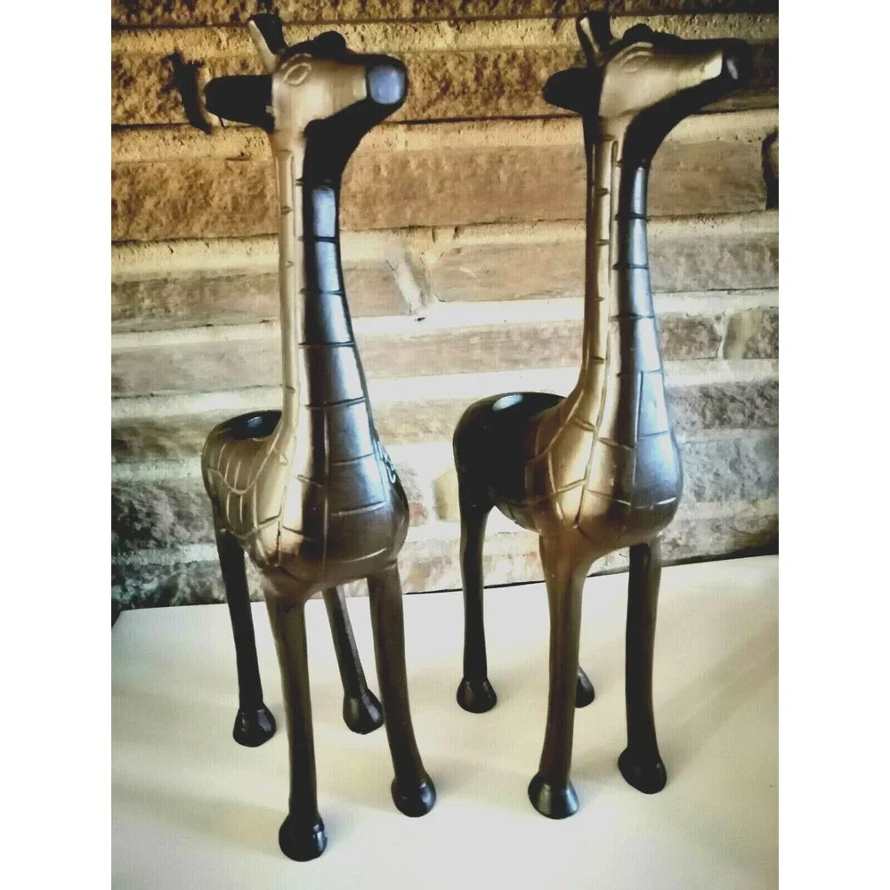 Heavy Metal Figurine Deer Candle Holders Home Décor  13